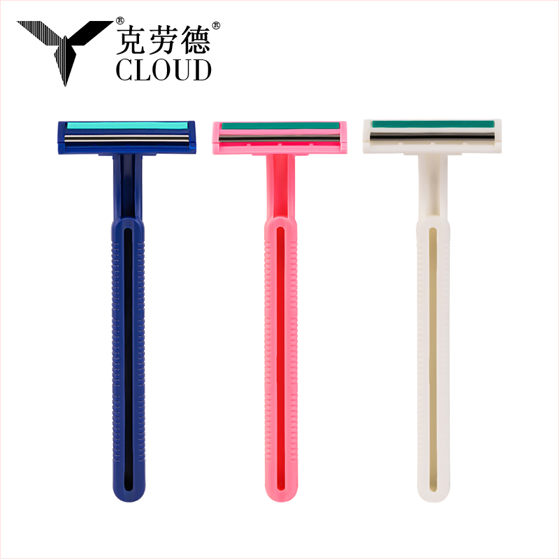 Återanvändbar rakhyvel hona för känslig hud