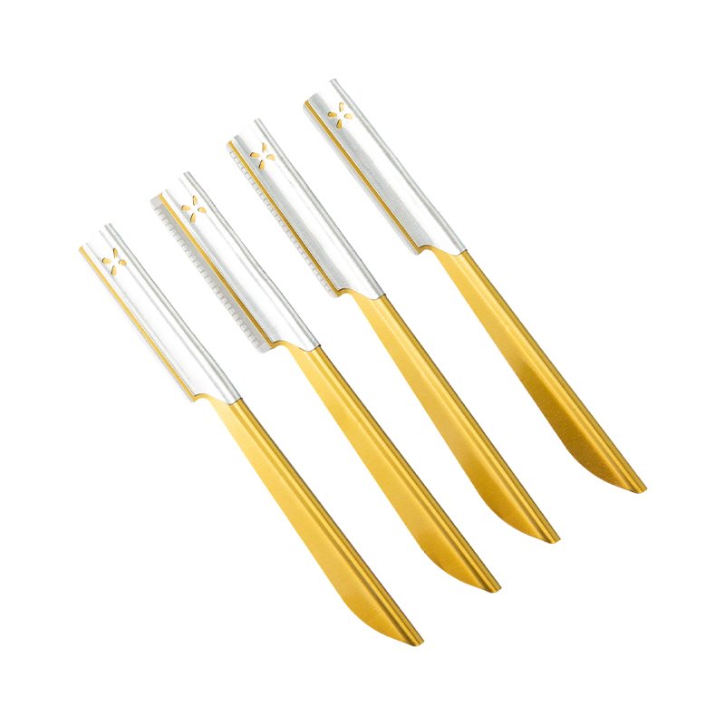 Ögonbryns- och ansiktstrimmerhyvel med halkskydd