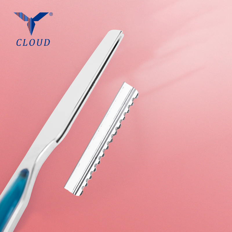 Rakhyvel för håravskärning Rostfritt stål Rakhyvel (plasthandtag)