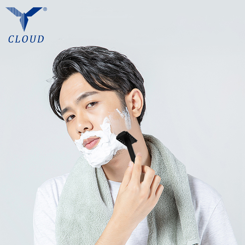 Travel Portable 74 Blade Plast T-formad rakhyvel