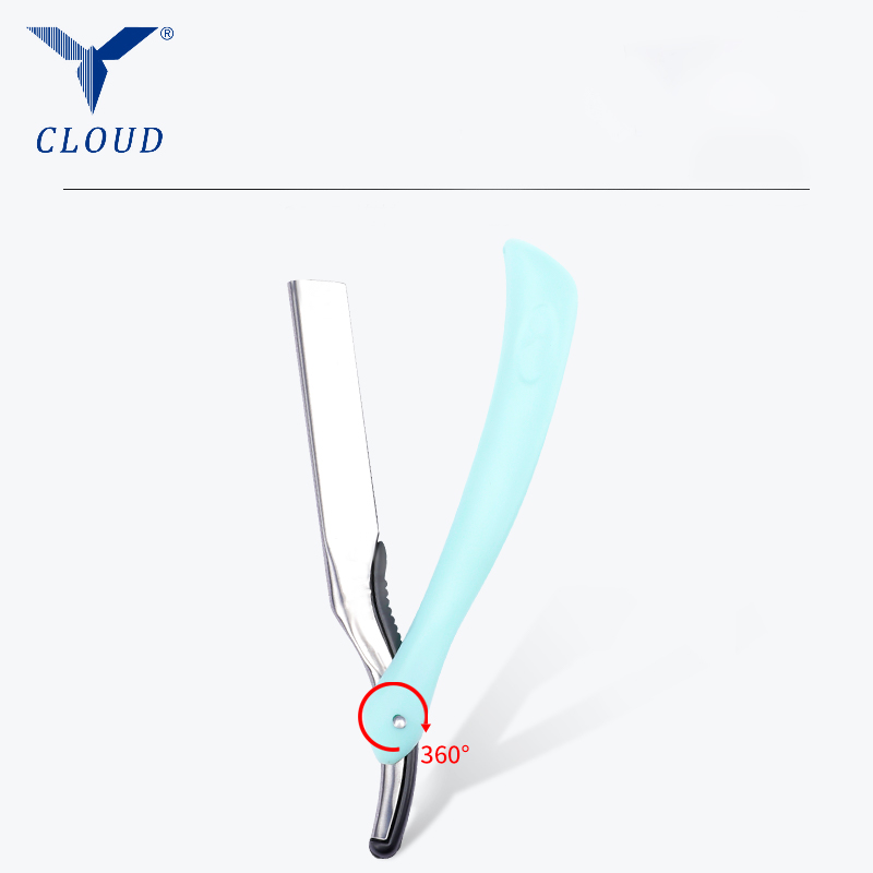 Bekvämt grepp i rostfritt stål för hårformare med 77 knivblad