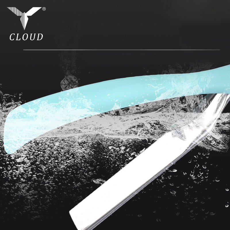 Bekvämt grepp i rostfritt stål för hårformare med 77 knivblad