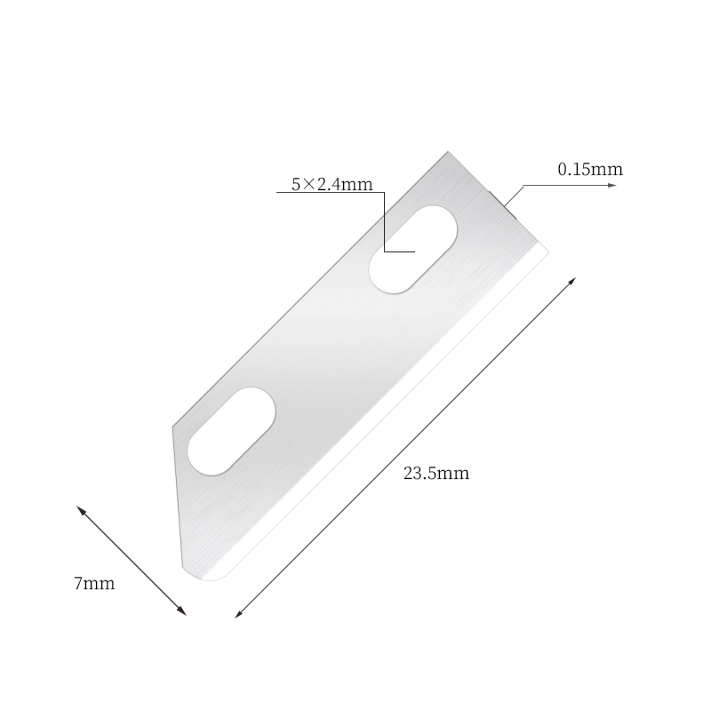 Bärbara ultrasläta rakblad i rostfritt stål