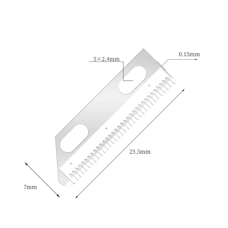 Bärbara ultrasläta rakblad i rostfritt stål