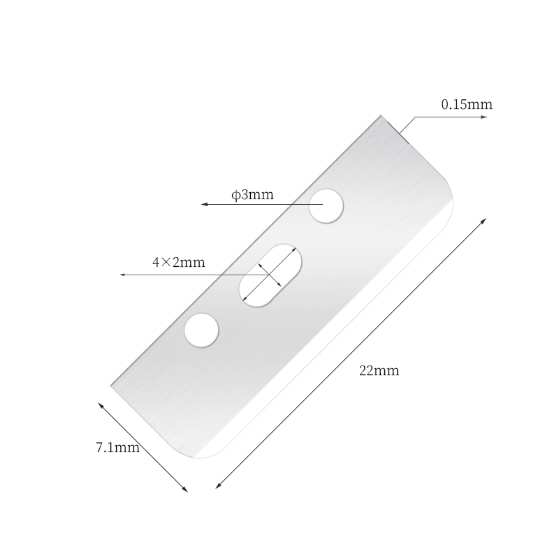 Multifunktionellt Silk Smooth Eyebrow Razor Remover Blade