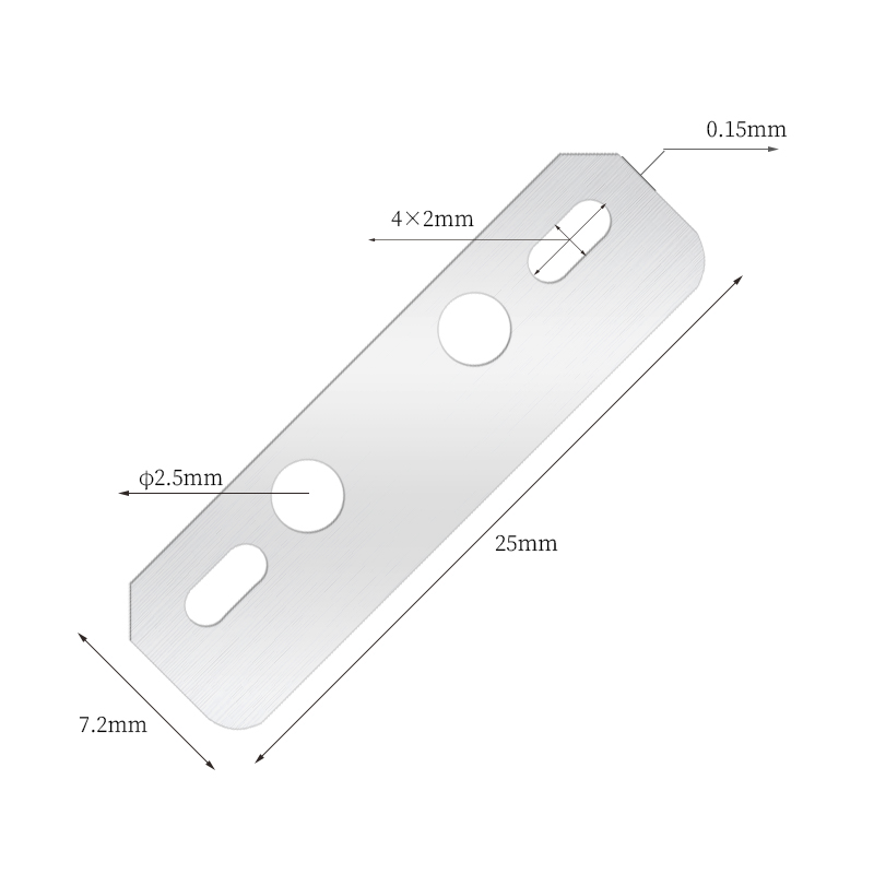 Multifunktionellt Silk Smooth Eyebrow Razor Remover Blade