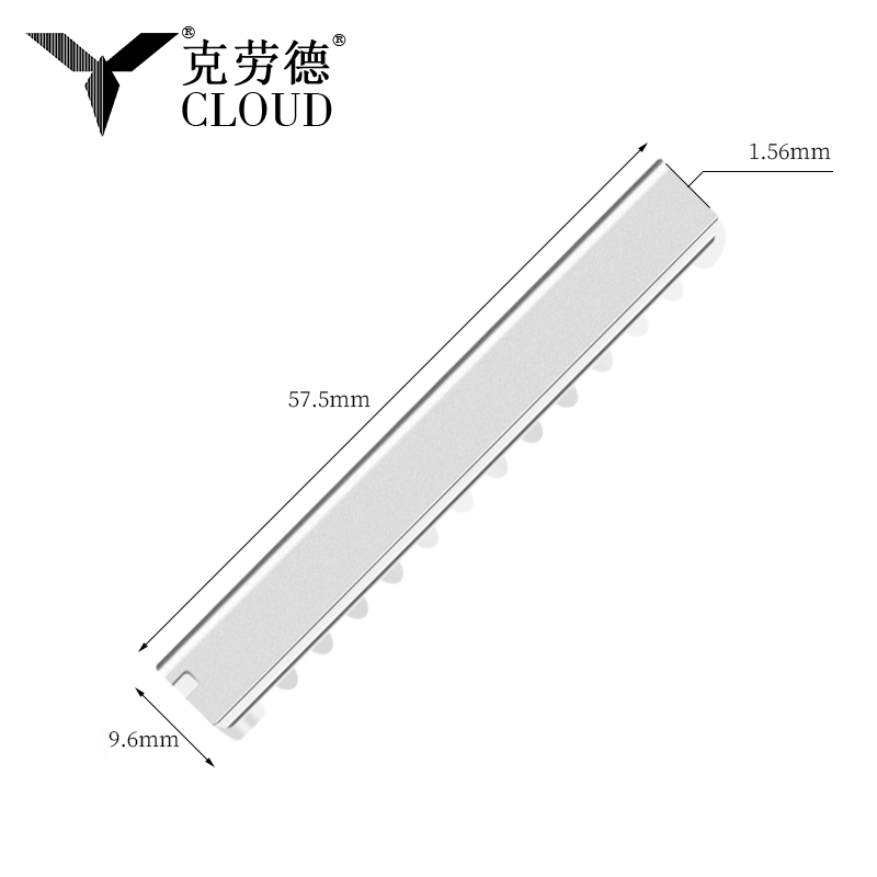 Rostfritt stål Single Edge Hårklippningsblad
