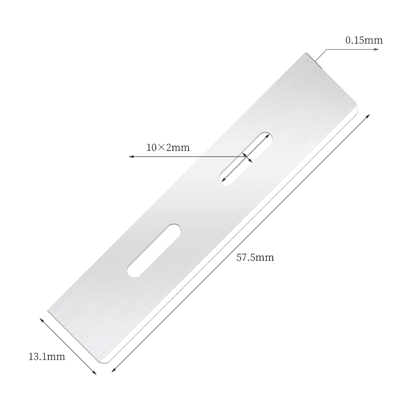 Slitstarkt återanvändbart skärblad för ögonbryn i rostfritt stål